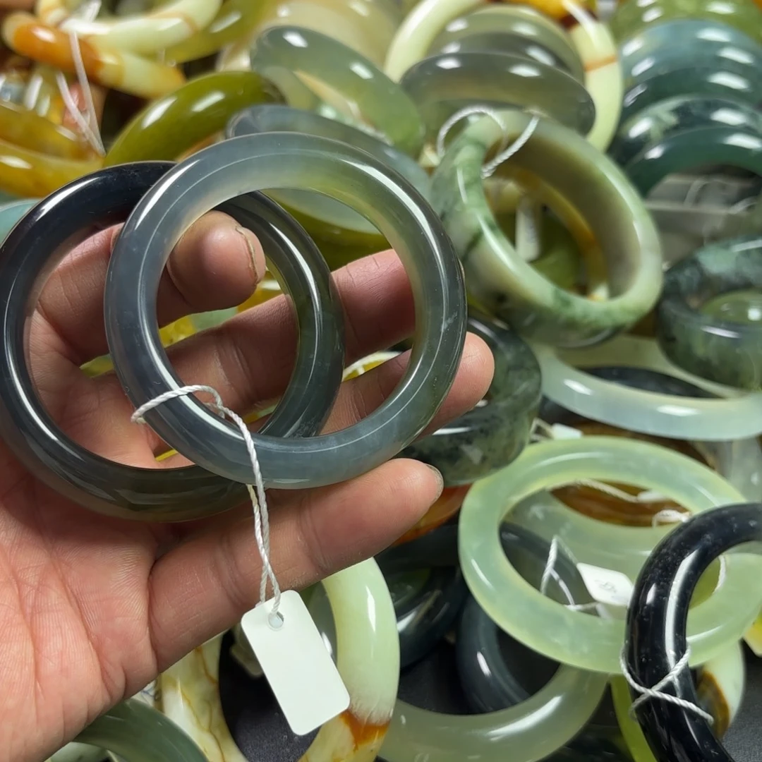 蛇纹石玉合金手镯