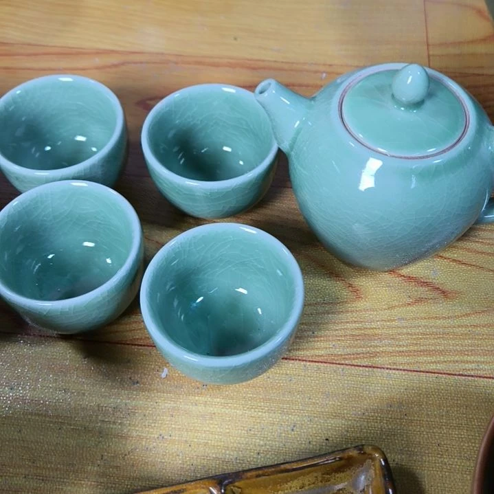 瓷片磁州窑五厂盘碗壶杯
