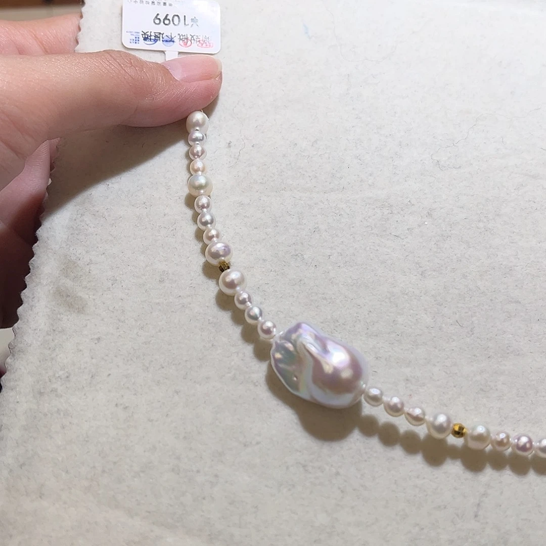 手绳淡水珍珠银S925镶嵌
