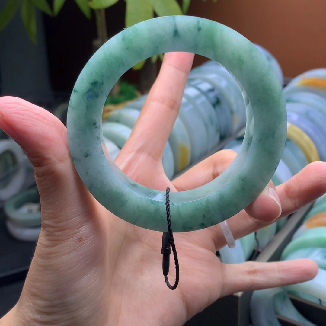 未镶嵌定制手镯定制翡翠定制52-58