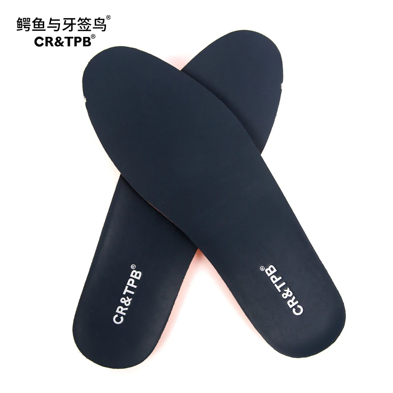 鳄鱼与牙签鸟轻奢高档牛皮鞋垫 吸汗防臭减震 欧斯耐材质(新款)