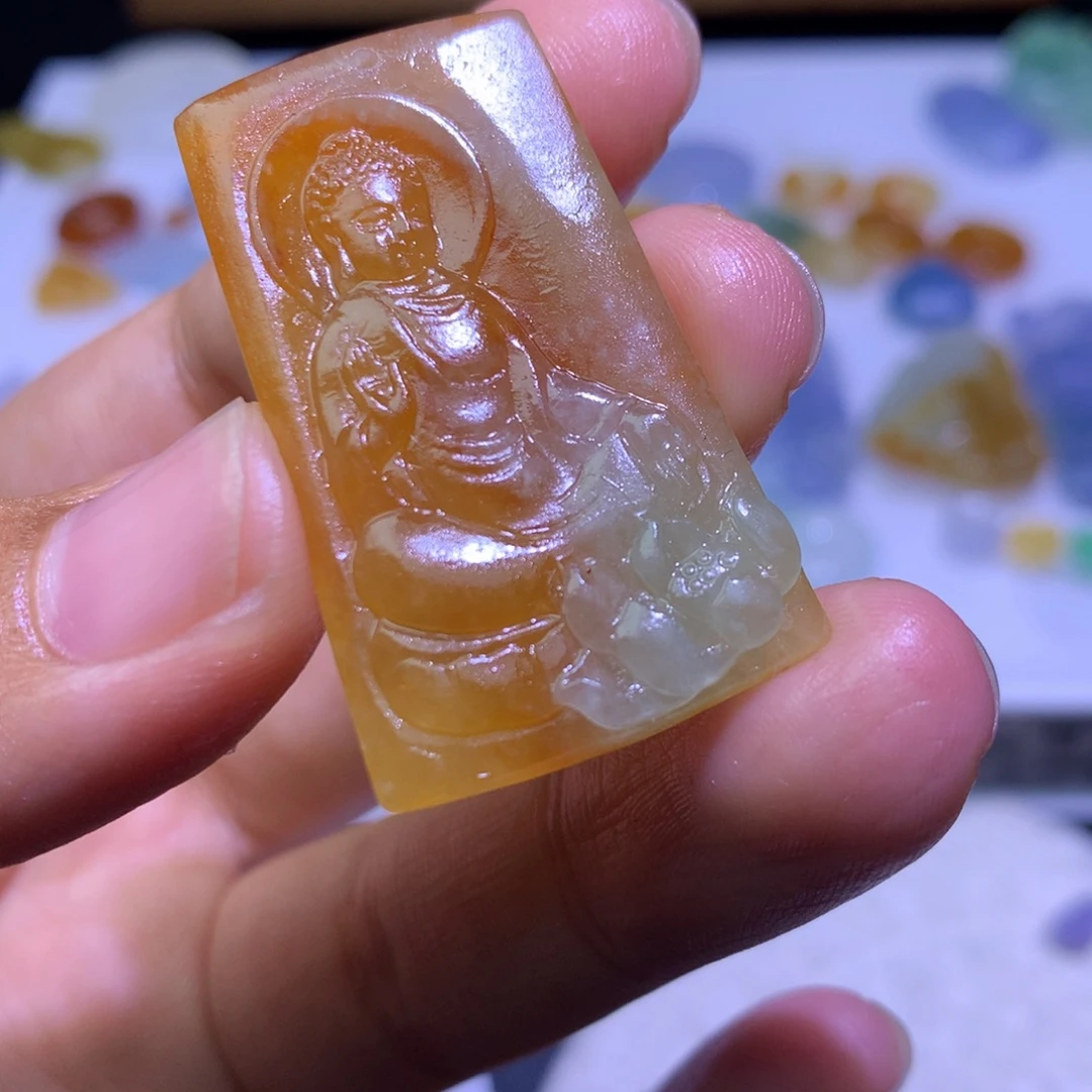 谁****定制翡翠未镶嵌翡翠
