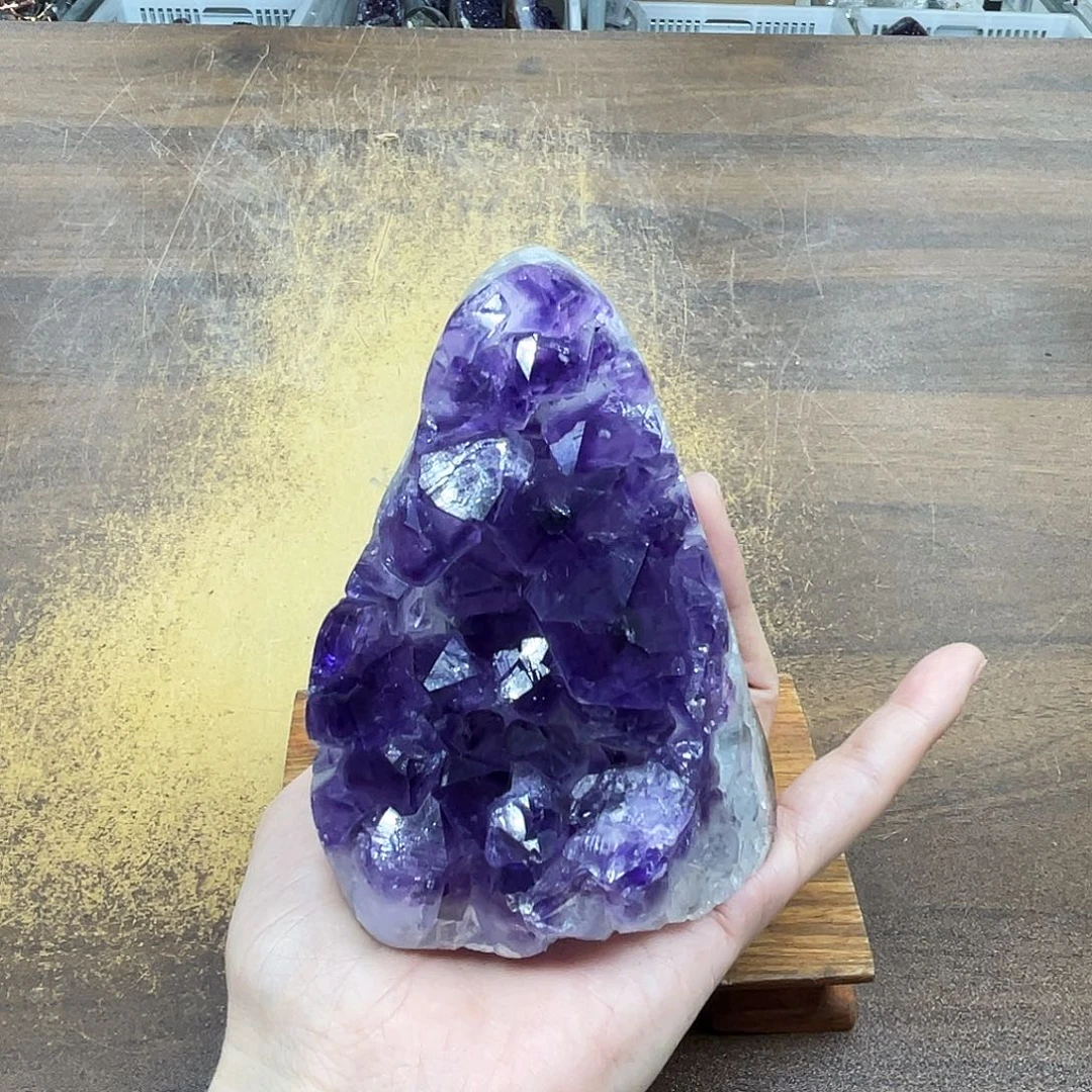 紫晶摆件未镶嵌晶体