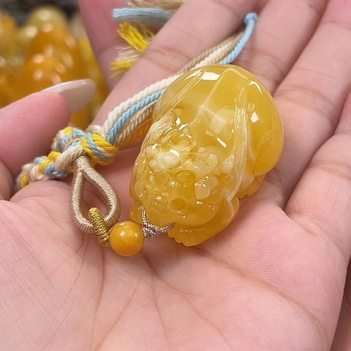 琥珀未镶嵌珠宝奇石琥珀h48