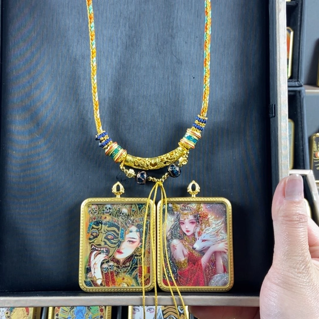 吊坠海*美丽的唐卡结缘