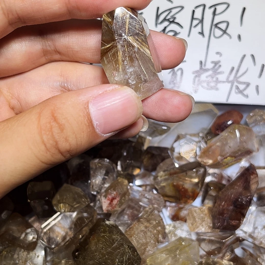 糖***儿烟晶戒指银S925镶嵌