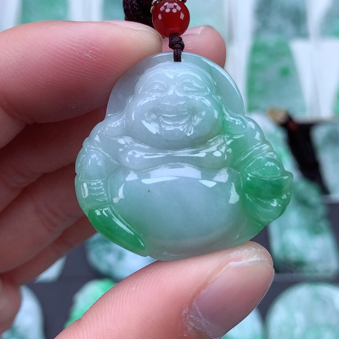 翡翠颈饰未镶嵌翡翠吊坠