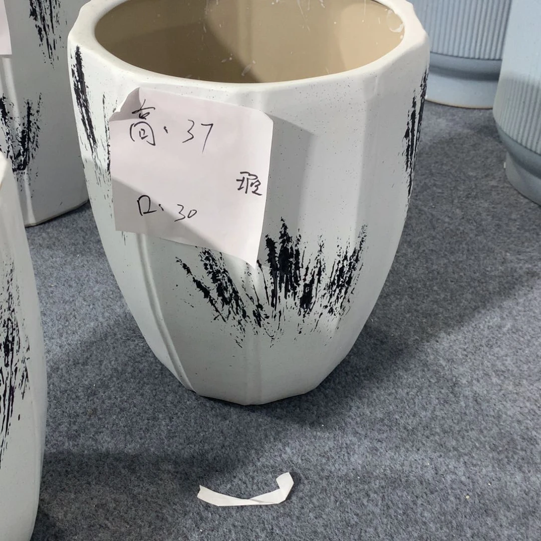 高温陶瓷花盆微瑕