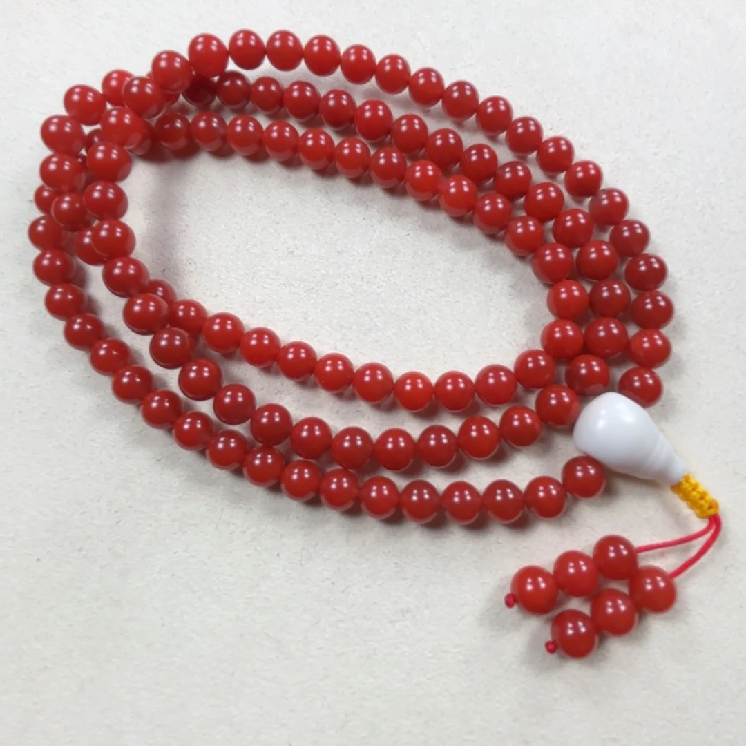 未镶嵌锦红7➕多圈南红玛瑙