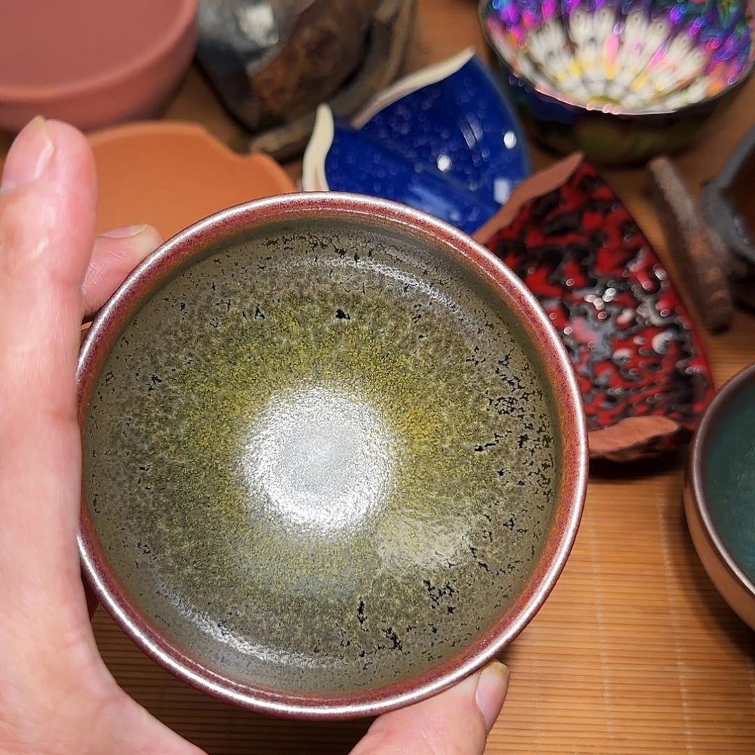 茶盏建窑建盏龙窑柴烧