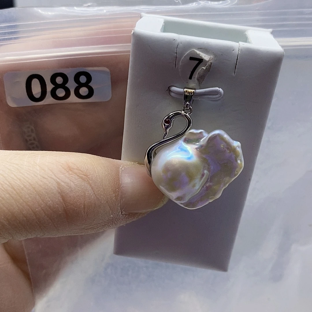 颈饰合金淡水珍珠