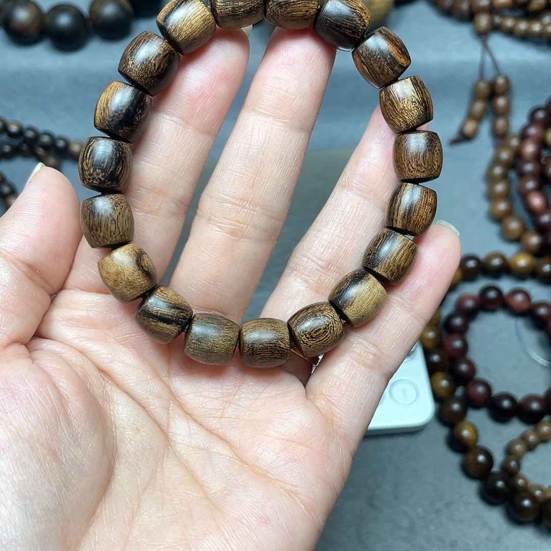 沉香手串白棋瘤疤1.0