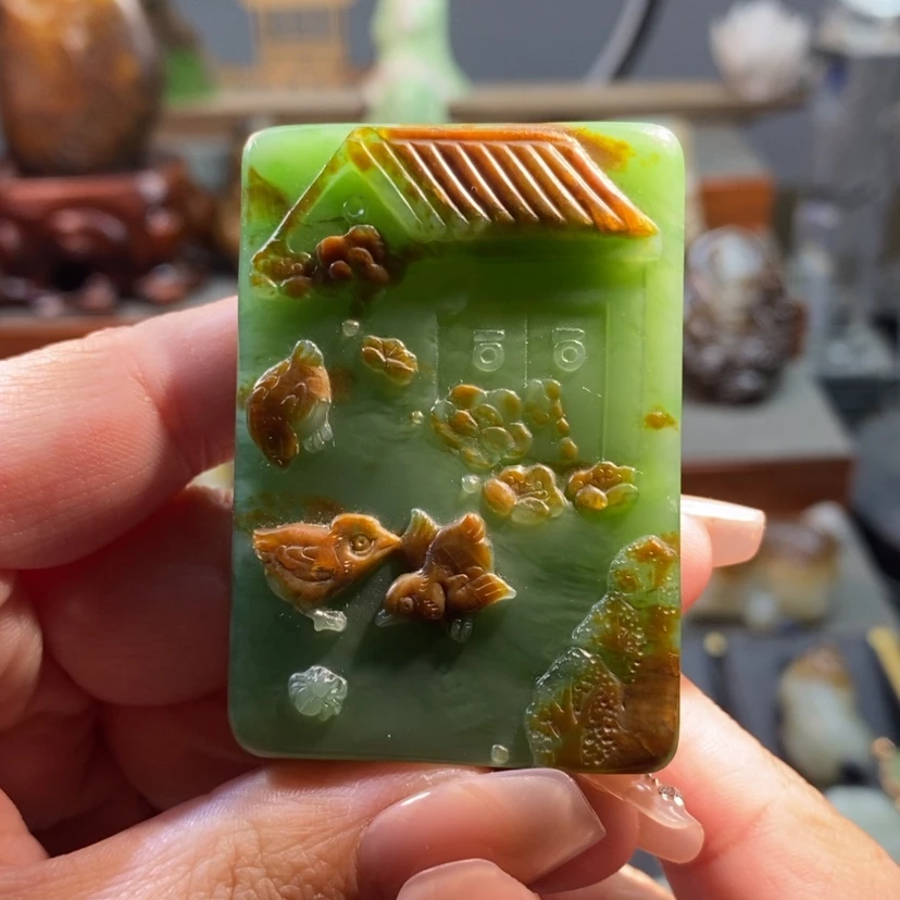 【闪购商品】和田玉（碧玉）吊坠未镶嵌