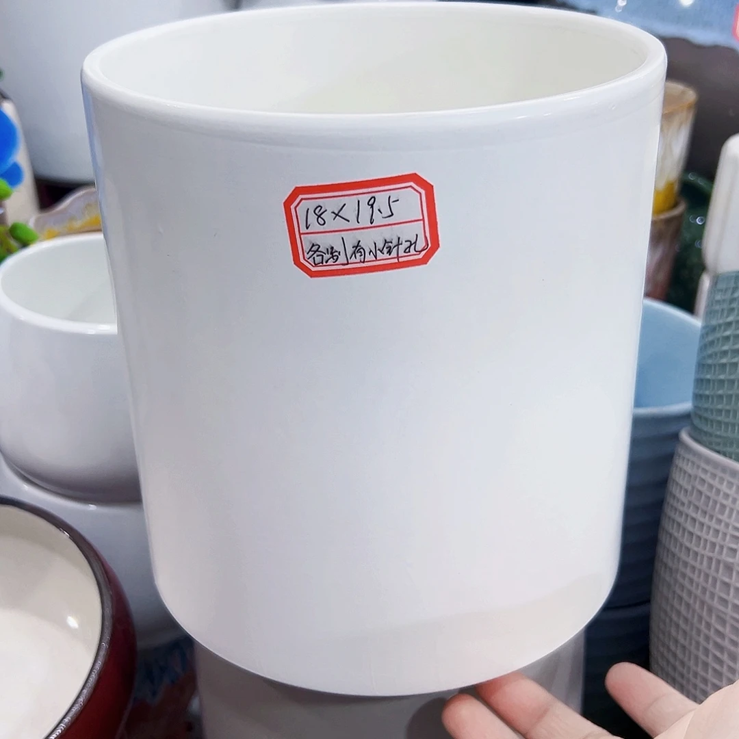 外贸尾单陶瓷花盆凑单10米包邮