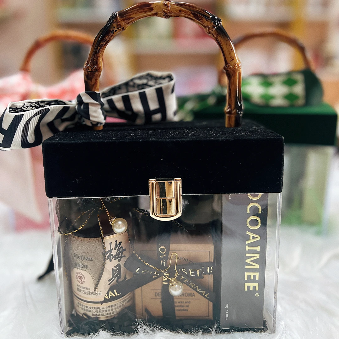 【私人订制】黑色竹节手提高级伴郎伴手礼节日礼生日礼商务礼仪式感