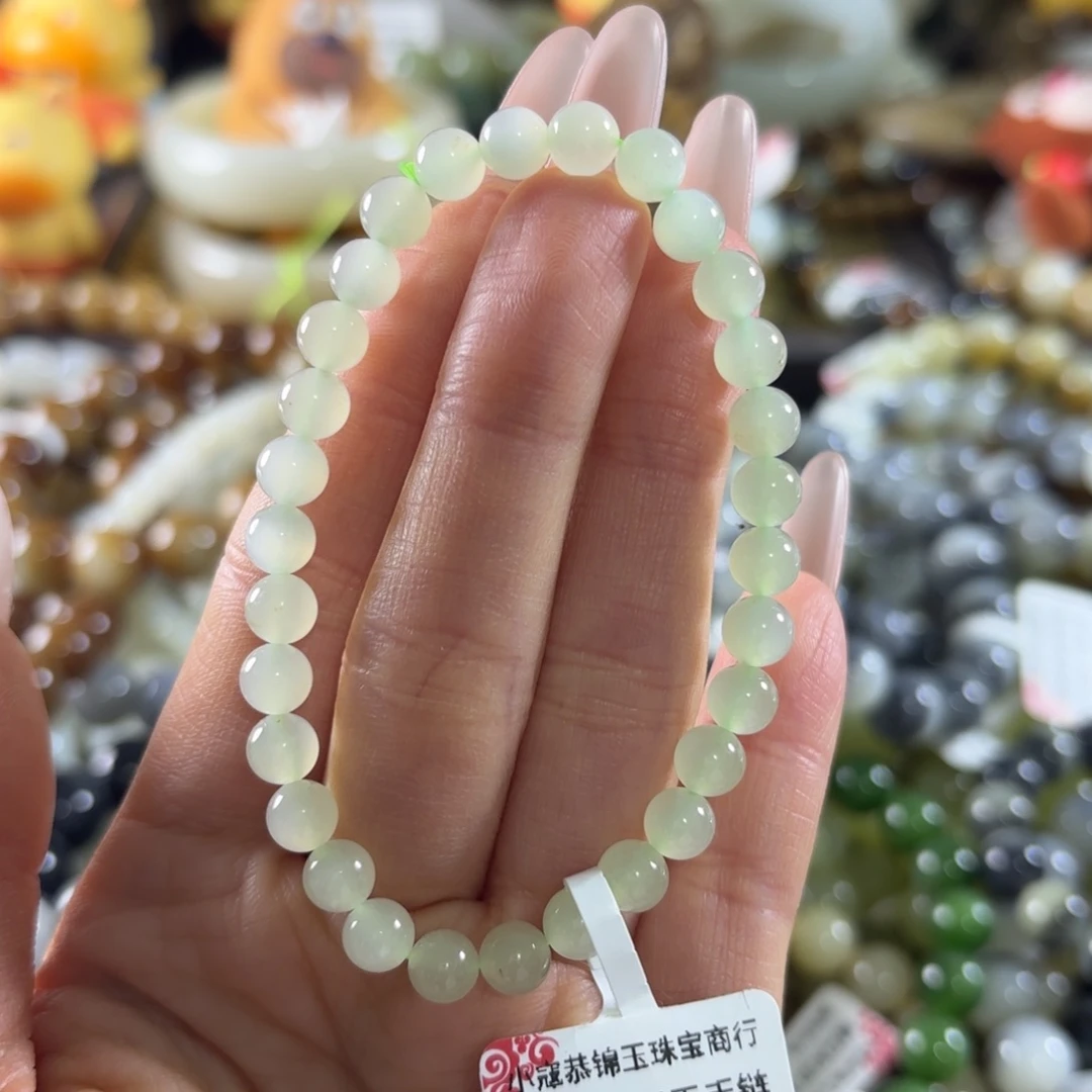 和田玉未镶嵌手串58