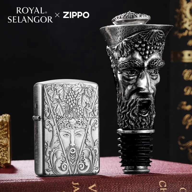zippo打火机 酒神巴克斯雪兰莪联名防风煤油送男朋友礼物高档DYF1