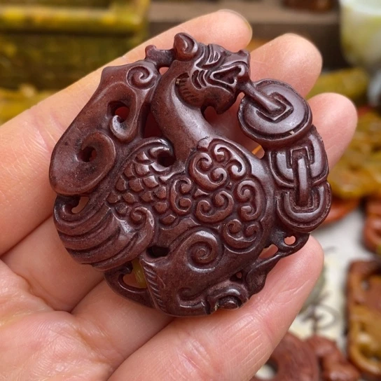 蛇纹石玉未镶嵌颈饰108