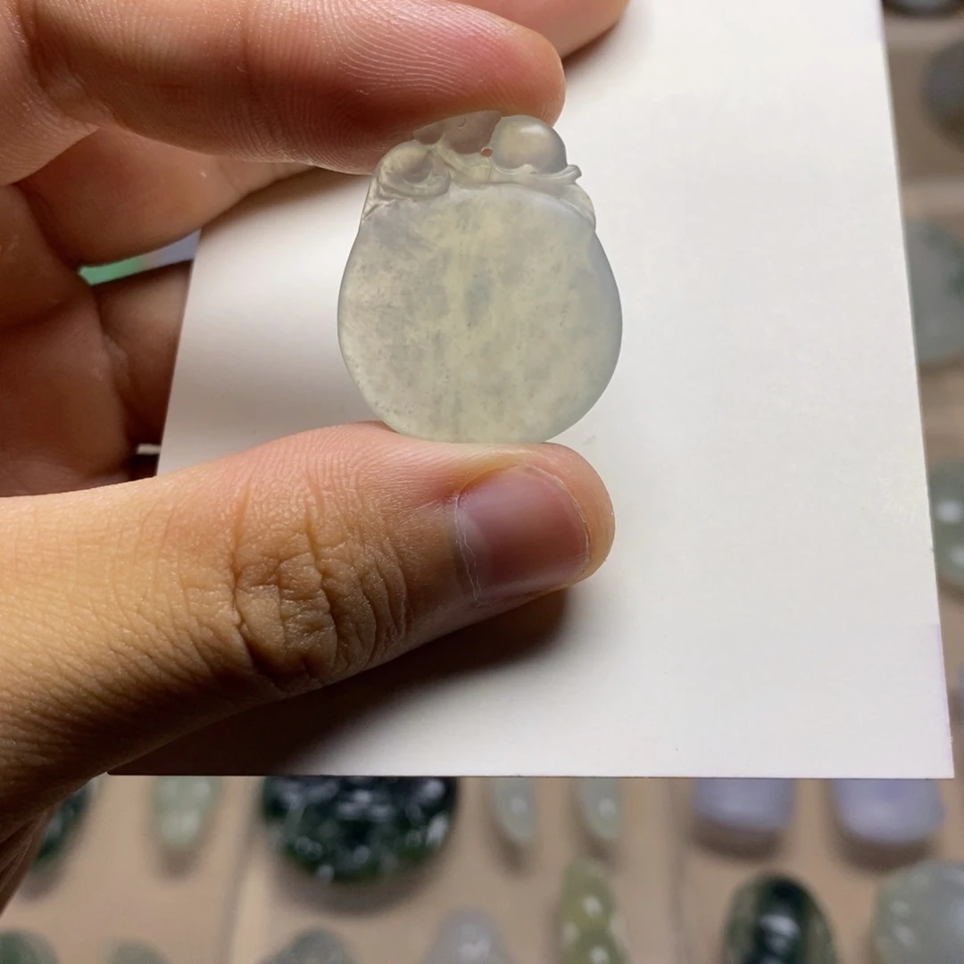未镶嵌定制翡翠福袋