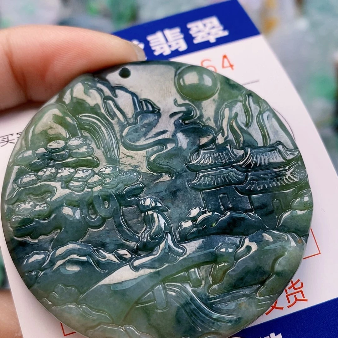 吊坠(不含链)未镶嵌翡翠