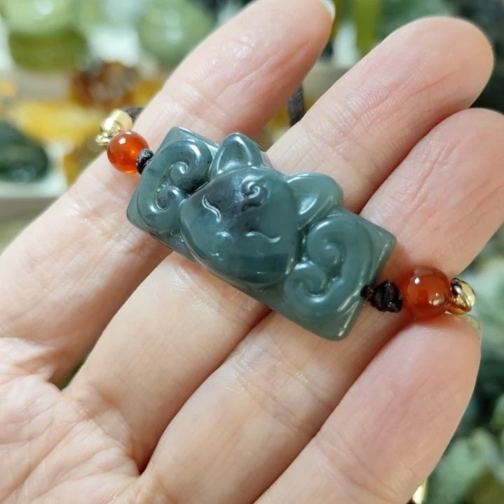 岫玉未镶嵌手牌款式
