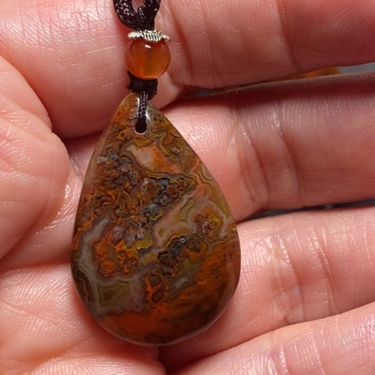 玛瑙/玉髓吊坠未镶嵌用****6