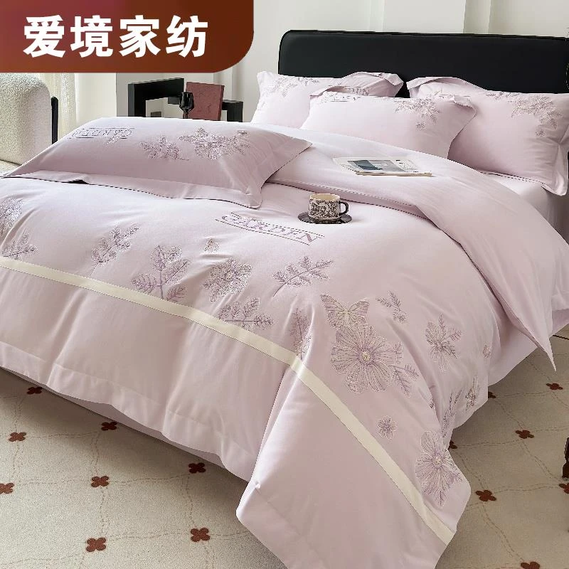 轻奢秋冬新品加厚热卖磨毛四件套新款热卖150x200牛奶绒四件套