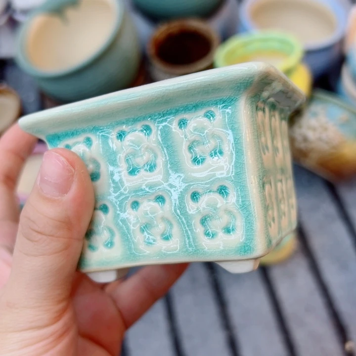 有孔，满10元发货多肉陶瓷花盆