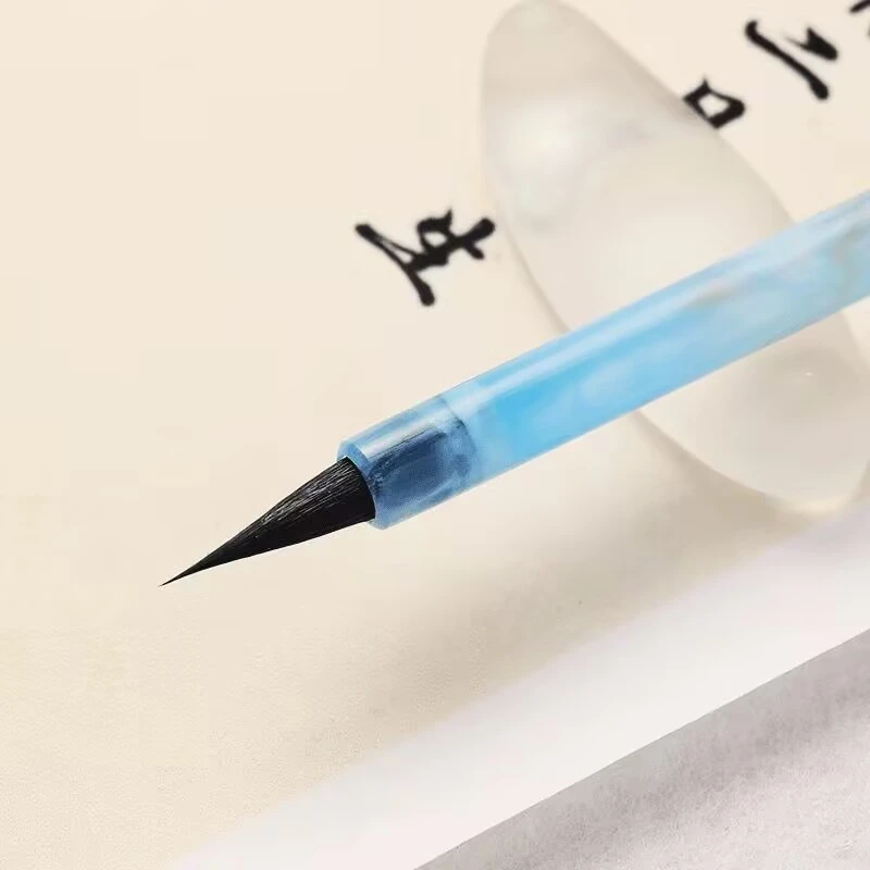 【净轩书院制】  【鎏银】紫狼毫小楷专用笔