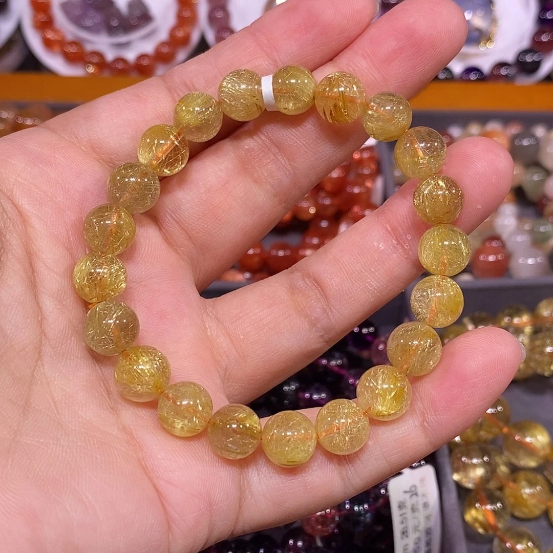 未镶嵌手镯水晶金发晶9