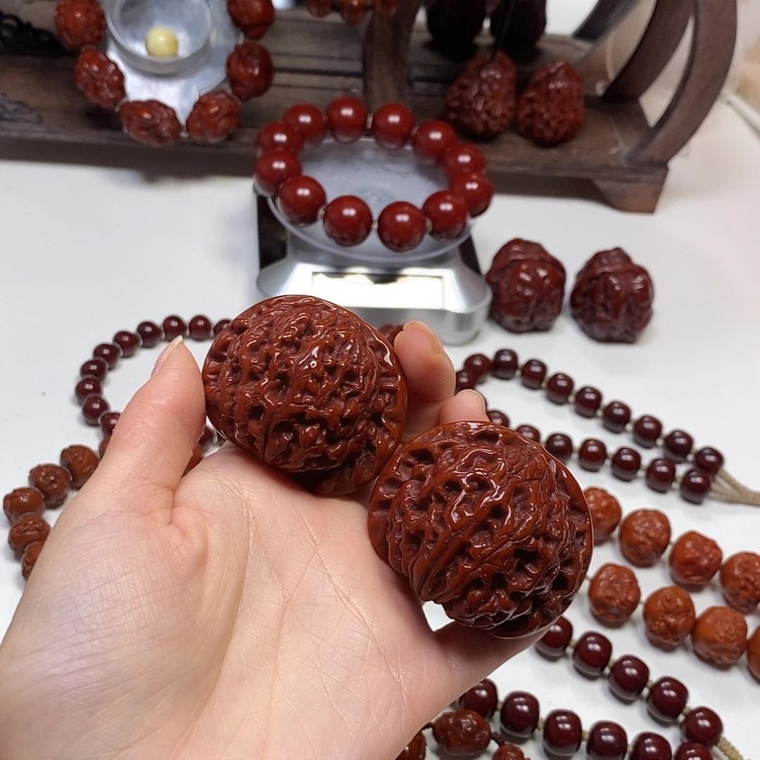 健***康橄榄核吊坠核桃核桃