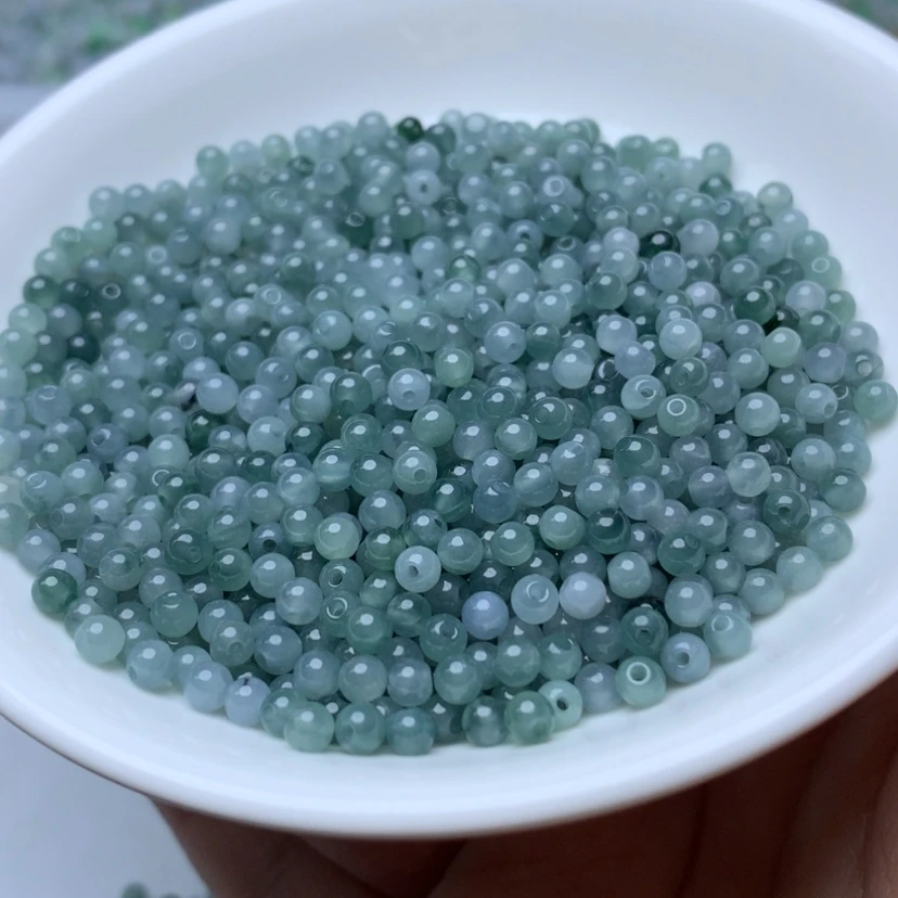 【闪购商品】未镶嵌手链翡翠卡3.5冰蓝水100颗