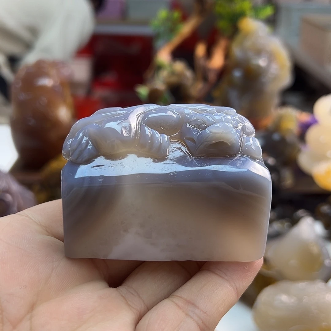 玛瑙/玉髓未镶嵌吊坠(不含链)