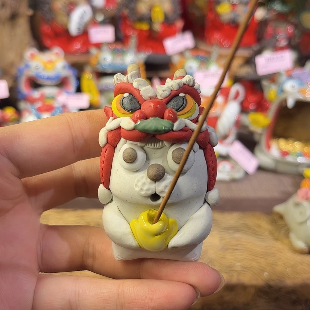 泥塑纯手工茶宠摆件