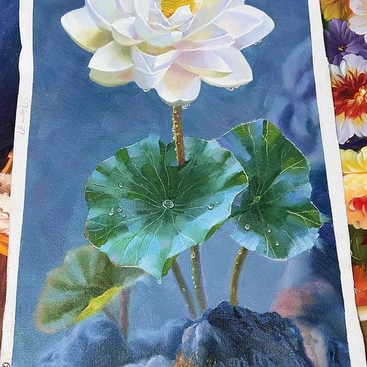 油画恭喜嘻嘻仔仔细细