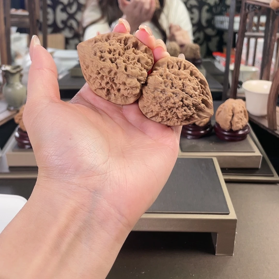 落***叶吊坠文玩核桃45官帽161