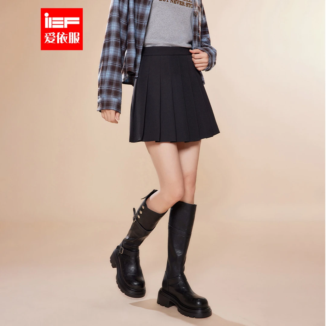 IEF/爱依服2025新款夏季梭织摆裙