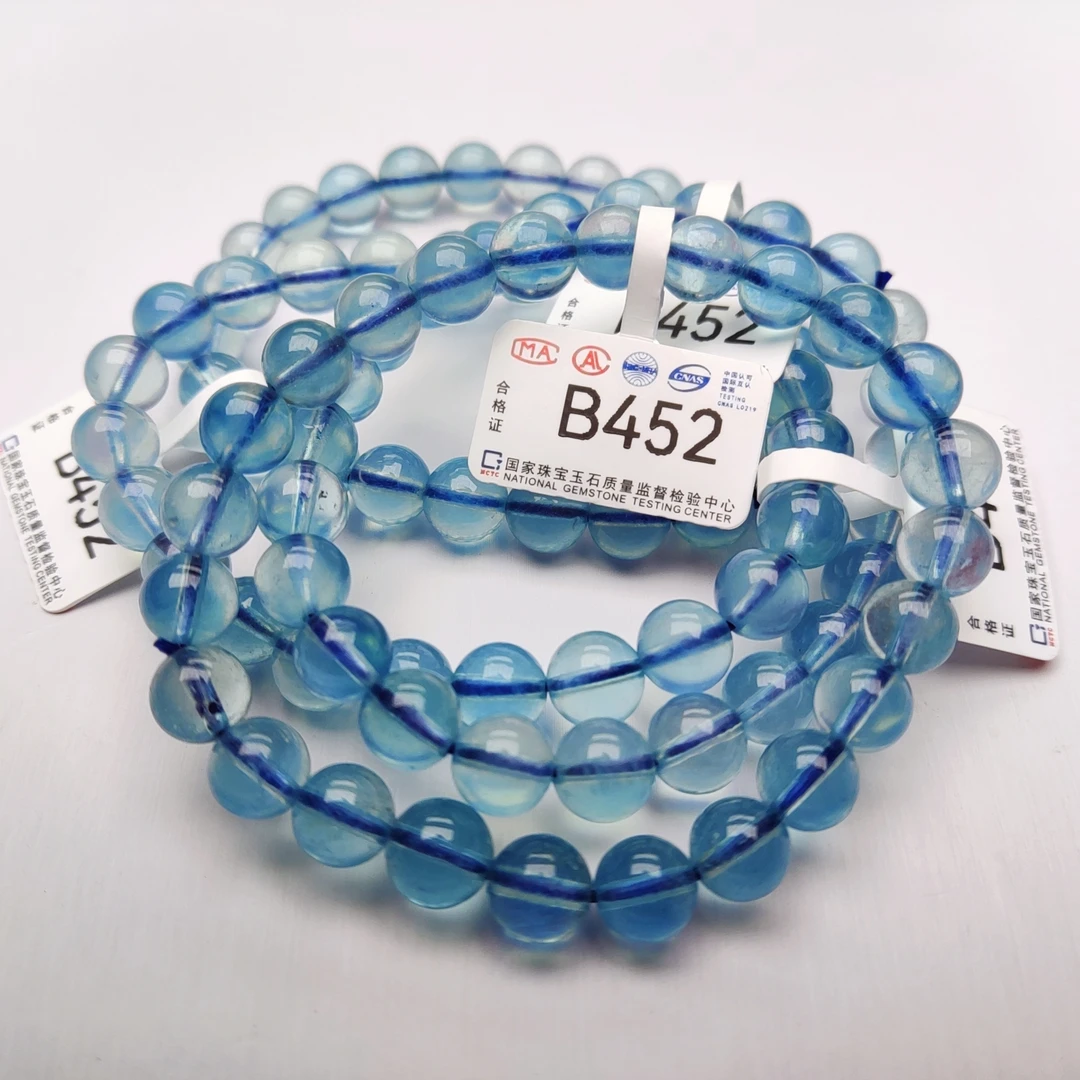 【阿波严选】魔鬼蓝/海/蓝/宝手链-B452-多样性发一