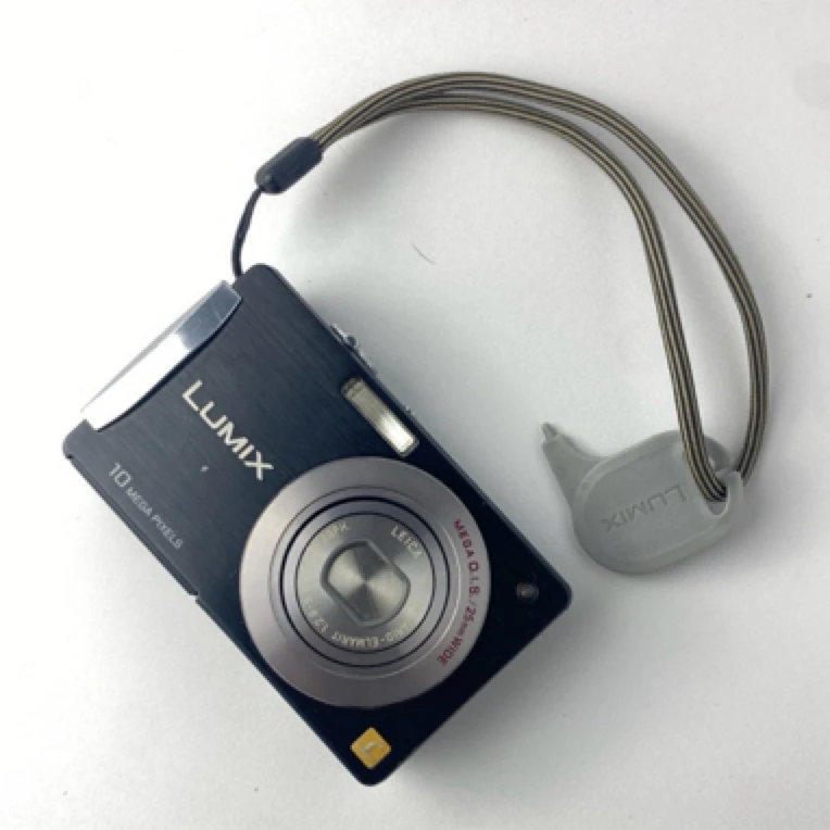 8新 Panasonic/松下 fx520数码相机ccd黑色复古屏幕微黄