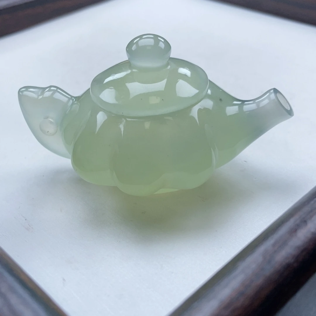 蛇纹石玉未镶嵌手把