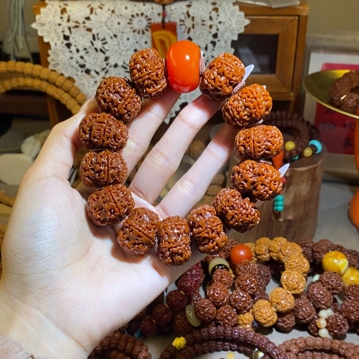 巴***金刚菩提手串266夹板高货花蜜一物