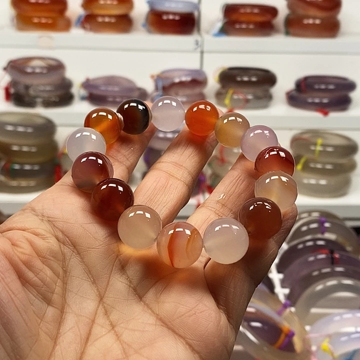 玛瑙/玉髓未镶嵌手链