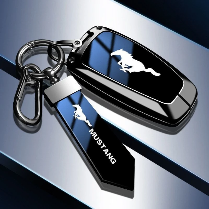 适用福特野马钥匙套福特Mustang汽车遥控保护壳包扣臻品金属改装