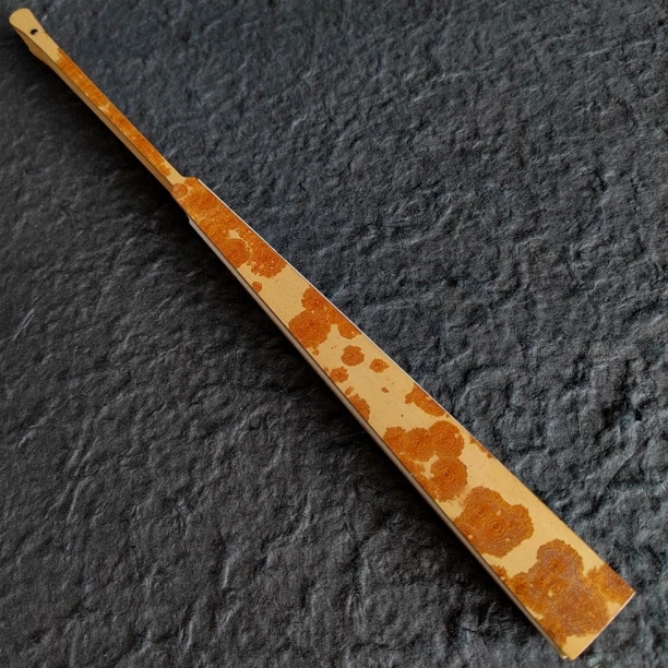 孤品珍藏红湘妃竹扇马牙头折扇李志明制10寸2.5口16方竹师傅品牌