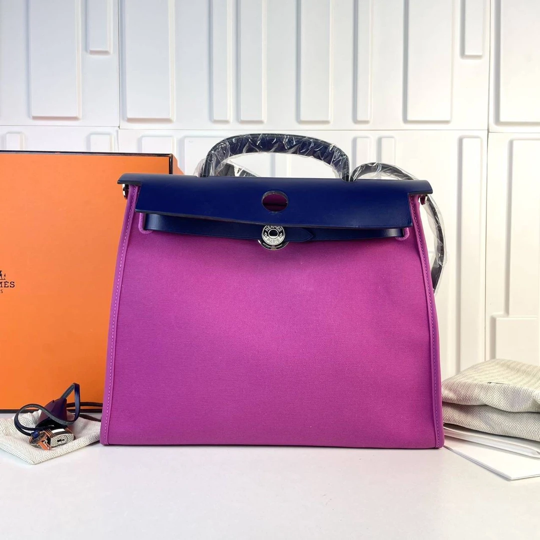 95新 Hermes/爱马仕 丁丁专属 爱马仕hebag玫红色 LM3317