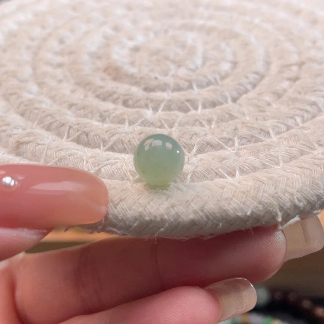 散珠翡翠天然缅甸翡翠a货洒金8.6