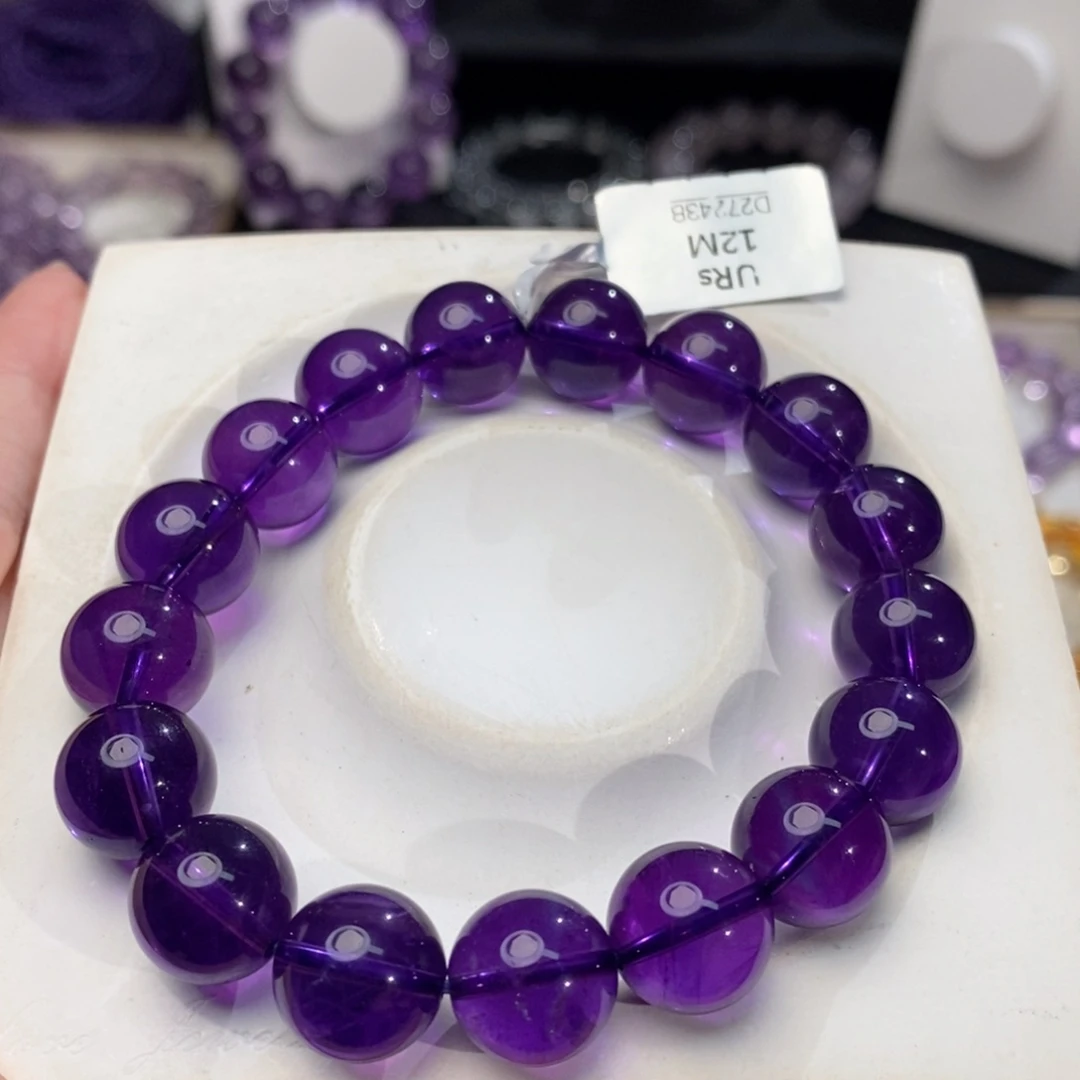 水晶手链未镶嵌乌拉圭紫水晶12m