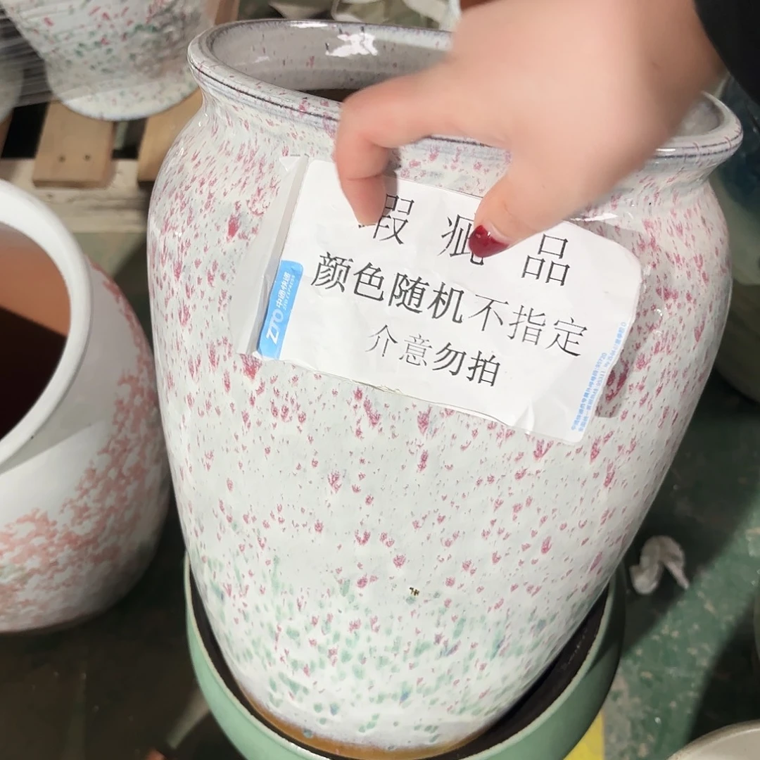 瑕疵一个高33/25红陶