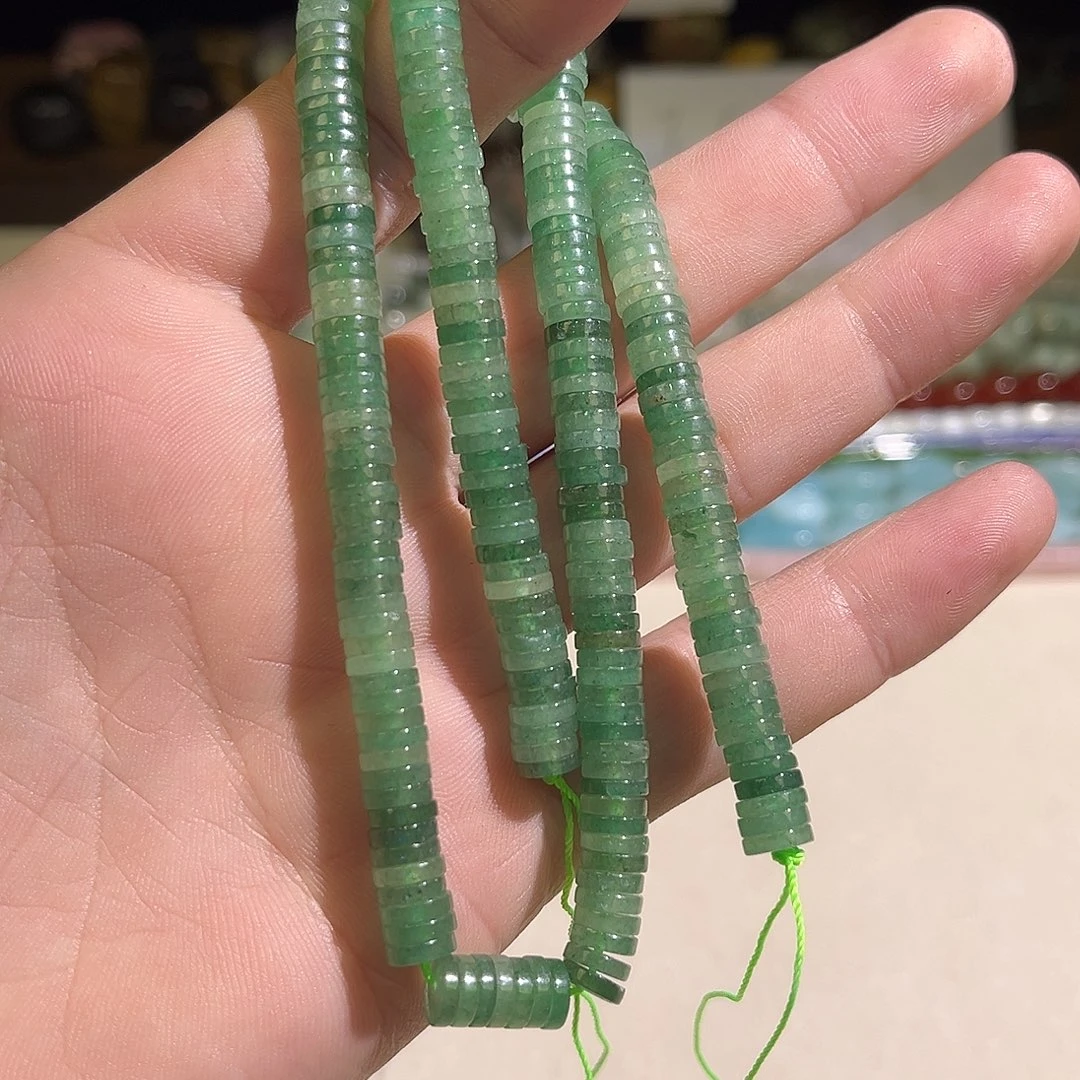 珠宝半成品未镶嵌水晶东陵石隔片卡6mm
