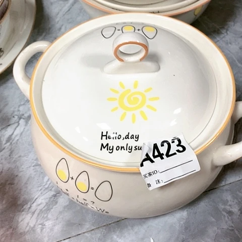 瓷大汤锅太阳配大勺